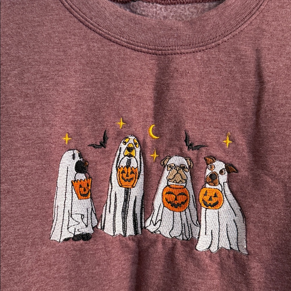 Halloween Ghost Dog Crewneck - Picture 4 of 4